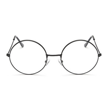 Ρετρό σκελετό στρογγυλά γυαλιά μόδας μεταλλικά οπτικά γυαλιά σκελετό Vintage καθαρό διαφανές μικρό πλαίσιο Unisex γυαλιά