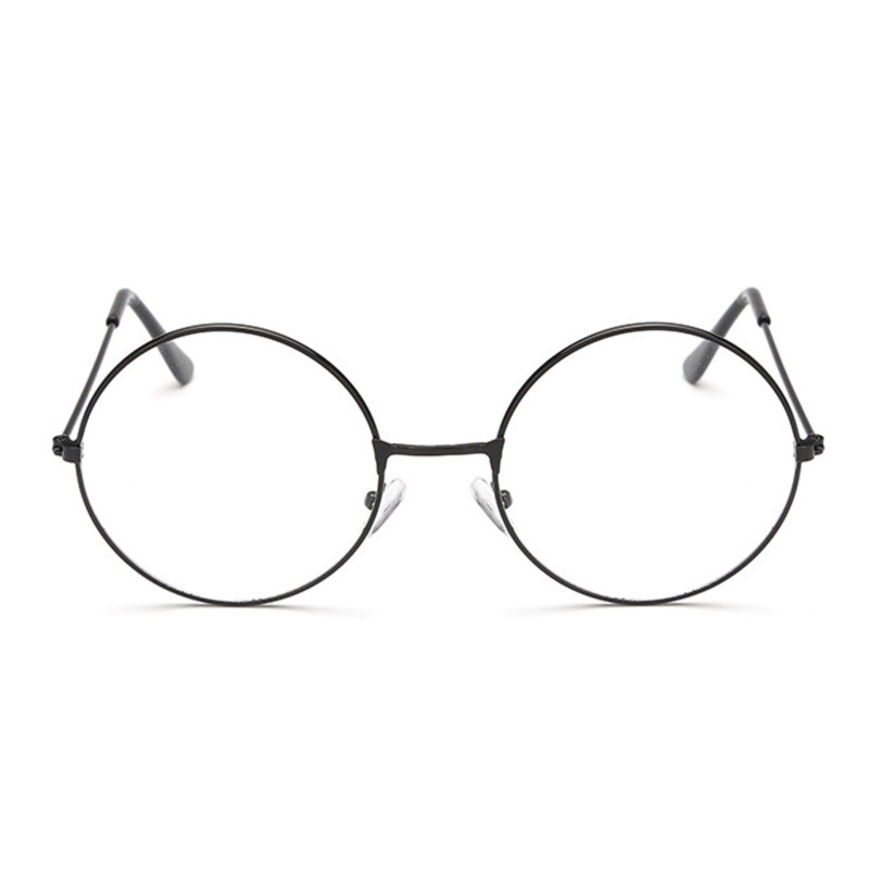 Ρετρό σκελετό στρογγυλά γυαλιά μόδας μεταλλικά οπτικά γυαλιά σκελετό Vintage καθαρό διαφανές μικρό πλαίσιο Unisex γυαλιά