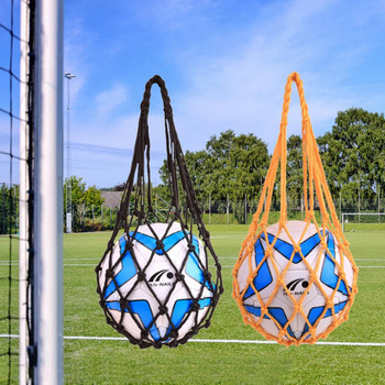 Τσάντα με δίχτυ μπάσκετ Τσάντα με δίχτυ αποθήκευσης ποδοσφαίρου Nylon έντονη τσάντα αποθήκευσης Μονή μπάλα φορητός εξοπλισμός Αθλητικός εξοπλισμός Τσάντα βόλεϊ ποδοσφαίρου