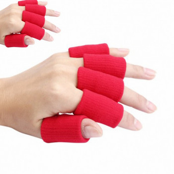 10 бр. Баскетболни еластични ленти Защитни предпазители за ръце Протекторни капаци Спортни защитни капаци за пръсти Висококачествени предпазители за пръсти
