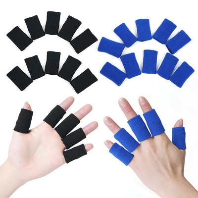 10pcs Basketball Stretchy Bands Protection Hand Guards Protector Covers Sport Protective Finger Cover High Quality Finger Guards