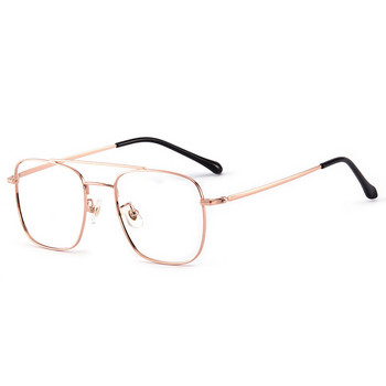Ретро очила с пълна рамка с неправилни очила с рамка от чист титан за унисекс очила за късогледство Горещи продавани ново пристигане