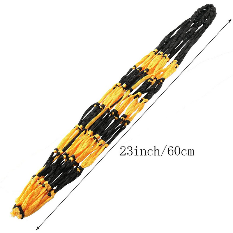 Τσάντα με δίχτυ μπάσκετ Τσάντα ποδοσφαίρου ποδοσφαίρου Διχτυωτός χώρος αποθήκευσης Αθλητική θήκη νάιλον τσάντα μεταφοράς Ανθεκτικό μονό φορείο για μπάλα