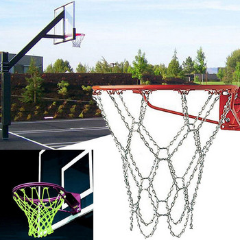 Баскетболна мрежа, баскетболна мрежа Баскетболни мрежи Тежкотоварна подмяна на открито за стандартни джанти на закрито или на открито 1 бр.