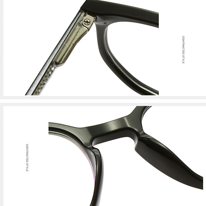 Sinist valgust blokeerivate prillide raam meestele ja naistele Optiline retseptiga prillide raam täisraamiga plastikprillid Rx-ble