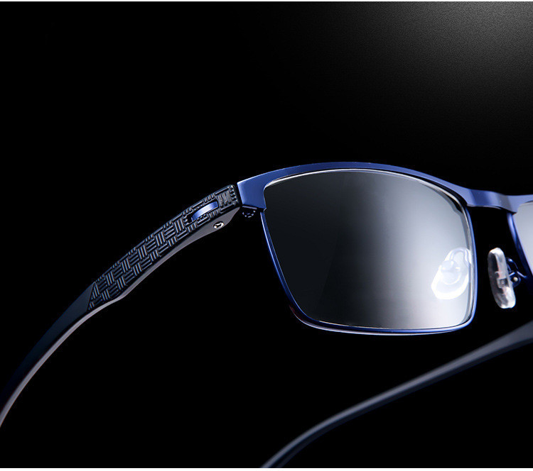 Didelio lydinio akinių rėmeliai Vyriški itin lengvi kvadratiniai trumparegystė Receptiniai akinių rėmeliai Metaliniai visiškai optiniai prisukami akiniai