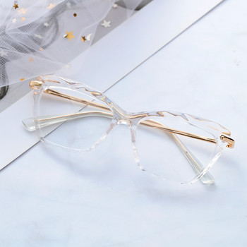 Модна рамка за очила с котешки очи Дамски очила с фасетиран кристал могат да бъдат оборудвани с очила за късогледство Рамка за мъжки очила