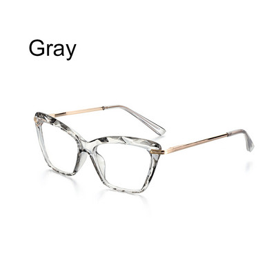 Moodne kassisilma prillide raam Lihvitud kristallist naiste prillid võivad olla varustatud lühinägelikkuse prillide meeste prillide raamiga