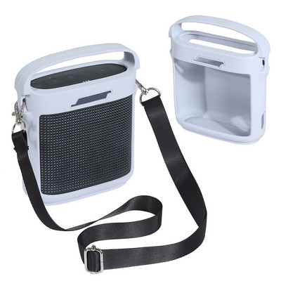 A legújabb szilikon tok borító pánt karabinerrel BOSE Soundlink Color 2 Bluetooth hangszóróhoz Bose Soundlink Color II tokhoz