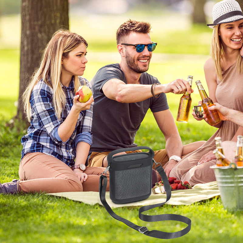 A legújabb szilikon tok borító pánt karabinerrel BOSE Soundlink Color 2 Bluetooth hangszóróhoz Bose Soundlink Color II tokhoz