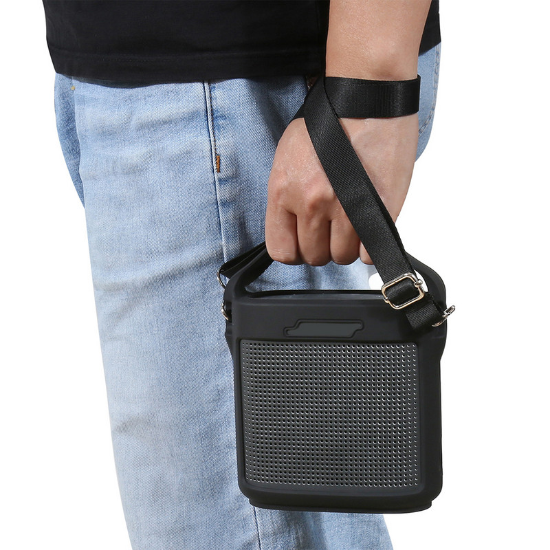A legújabb szilikon tok borító pánt karabinerrel BOSE Soundlink Color 2 Bluetooth hangszóróhoz Bose Soundlink Color II tokhoz