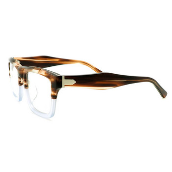Vintage χειροποίητα οξικά γυαλιά τετράγωνου σκελετού Ανδρικά οπτικά γυαλιά με αντικατάσταση φακού Γυαλιά γυναικεία γυαλιά