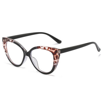Ретро TR90 анти-синя светлина котешко око дамска рамка за очила модна пролетна панта мъжка цветна леопардова оптична рамка