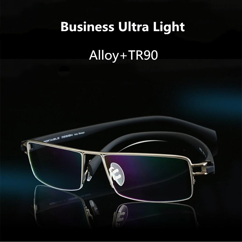 szögletes Szemüvegek Keret férfi P9034 Retro Optikai Receptre Myopia Hyperopia Ultralight Nagy doboz Szemüvegek Férfi TR90 Szemüvegek