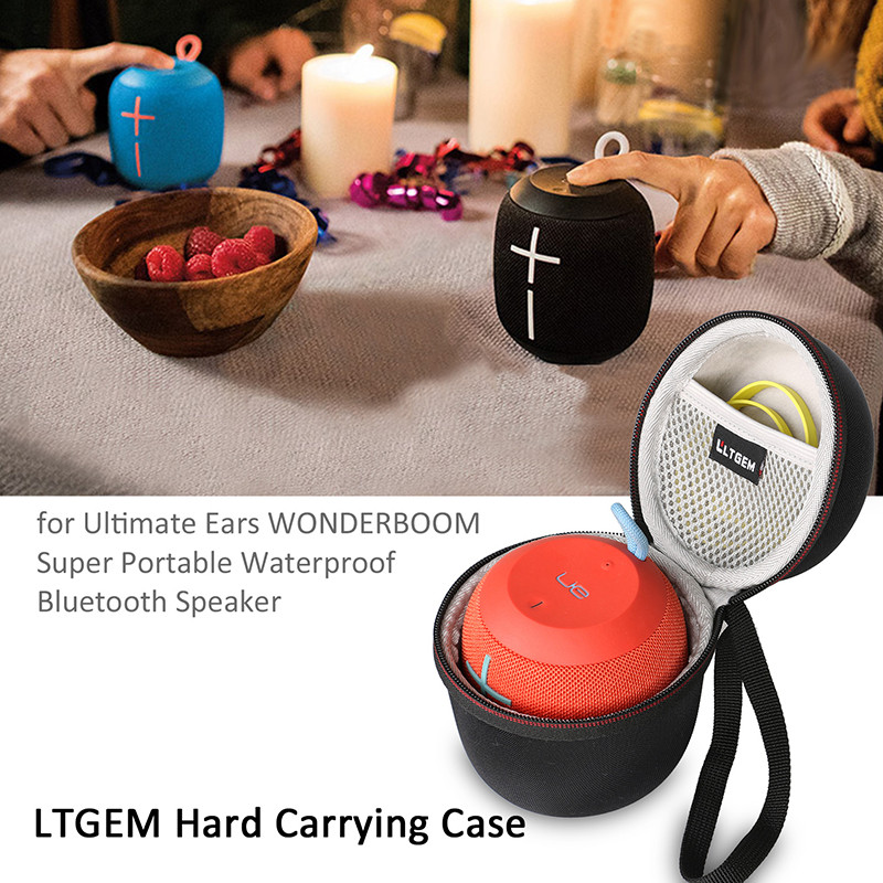 LTGEM EVA kietas dėklas Ultimate Ears WONDERBOOM 3/2/1 nešiojamasis Bluetooth garsiakalbis, apsauginis nešiojimo krepšys