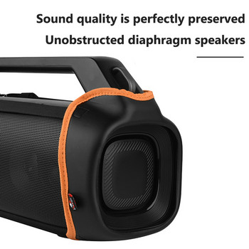 PU EVA защитен калъф за високоговорител Удароустойчив капак на аудио кутия с регулируеми презрамки за Anker Soundcore Motion Boom Plus