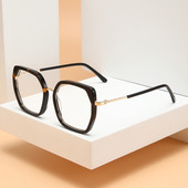 Debele četvrtaste acetatne naočale Metalne vintage ručne izrade Žene Muškarci Novi trend naočala Optički dioptrijski okviri VA8002