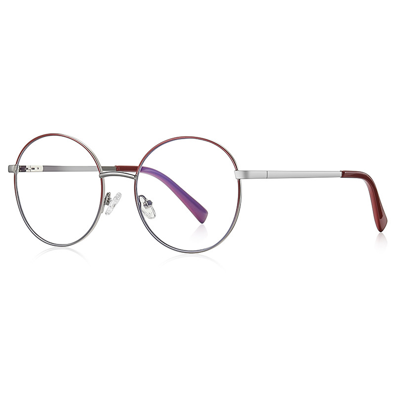 54 mm retro naočale protiv plave svjetlosti okrugli poligonalni metalni okvir žene muške modne naočale unisex naočale 3082