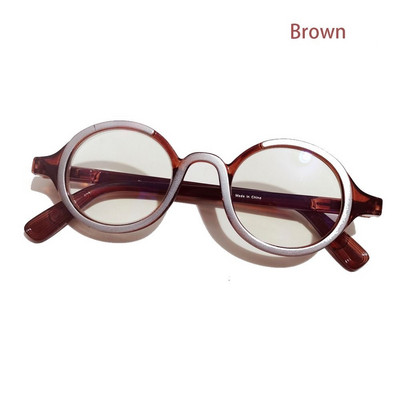 Trend Personality S Half Frame Anti Blue Light Γυαλιά Μόδα Στρογγυλά Μεταλλικά Γυναικεία Γυαλιά Vintage Ανδρικά Γυναικεία γυαλιά