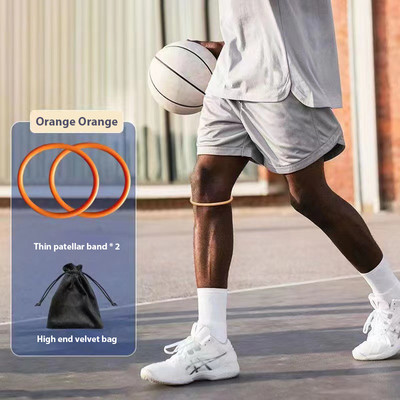 Fine Patella Basketball Knee Force Band High End Patella Knee Joint Rope Loop Гумена лента Подложка за коляното Еластична фиксираща защита