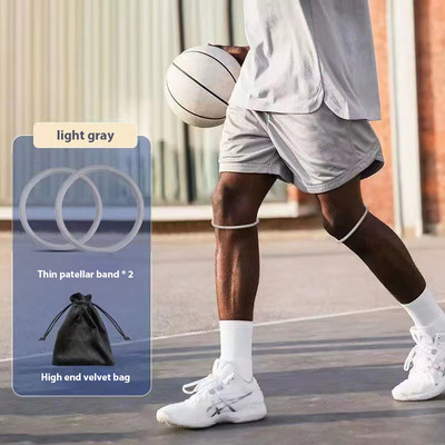 Fine Patella Basketball Knee Force Band High End Patella Knee Joint Rope Loop Гумена лента Подложка за коляното Еластична фиксираща защита