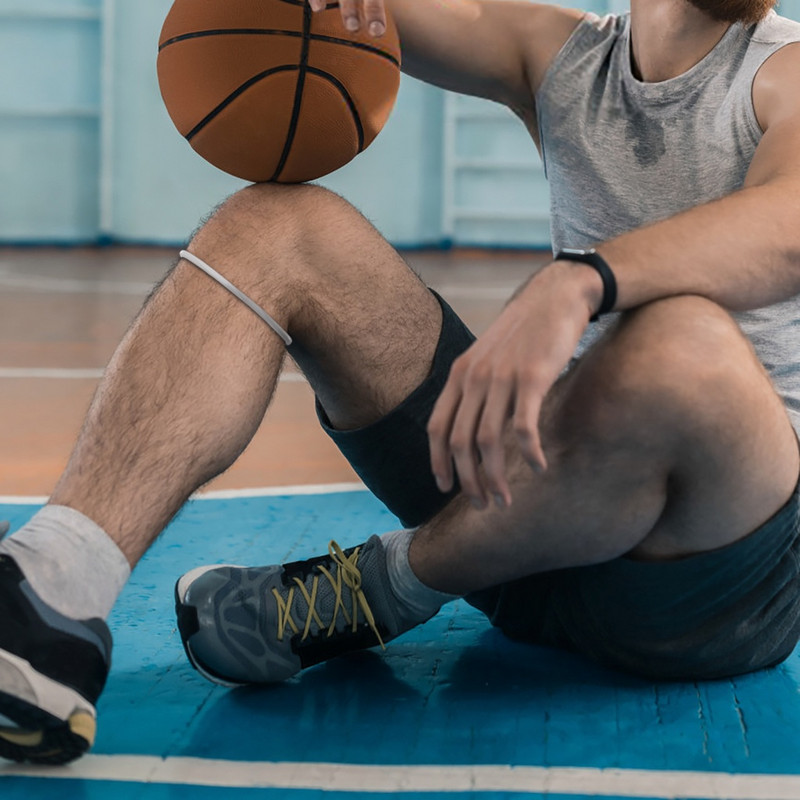 Fine Patella Basketball Knee Force Band High End Patella Knee Joint Rope Loop Гумена лента Подложка за коляното Еластична фиксираща защита