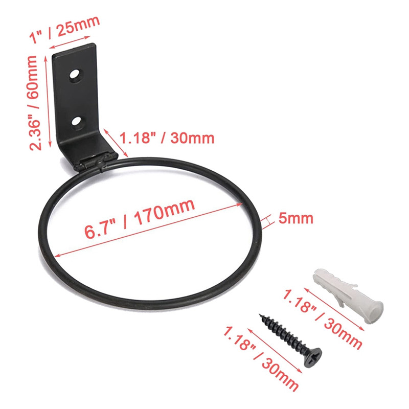 4 komplekti kokkupandav pallihoidja seinale kinnitatav, spordipallide näidik korvpalli võrkpalli jaoks ragbi jalgpall