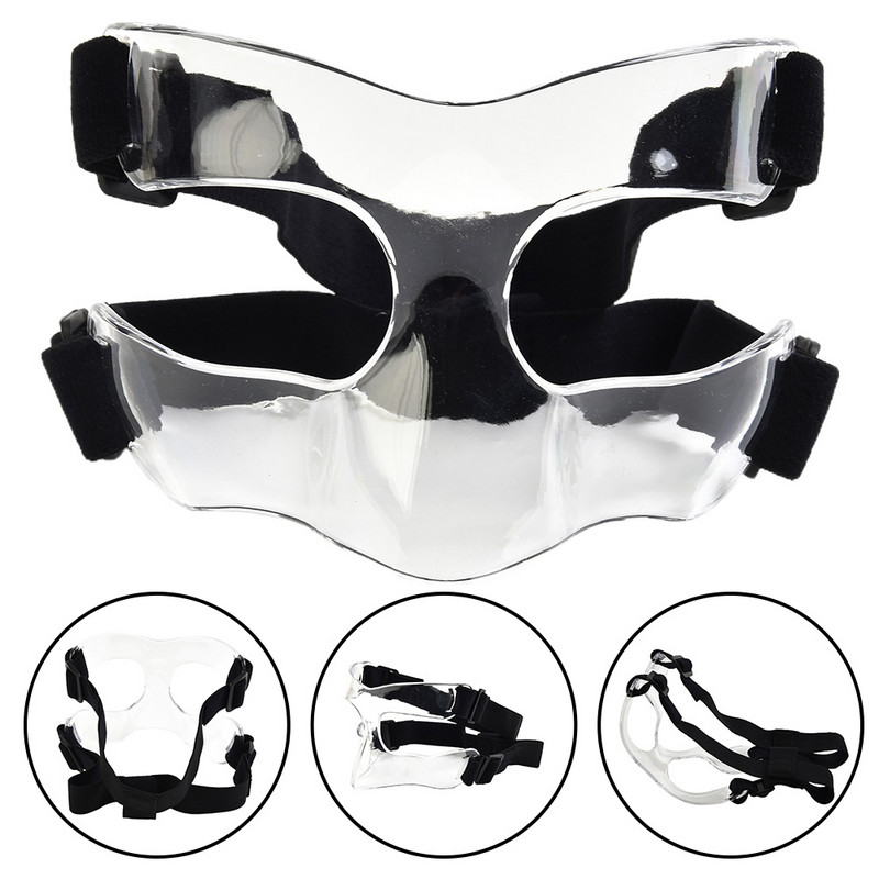 Sportinė nosies Reguliuojama veido apsauga Smūgio skydo apsauga Krepšinio Futbolo Sporto reikmenys Juoda kaukė