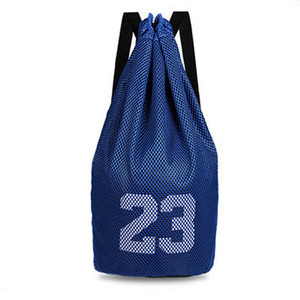 Nagy kosárlabda táskák labdákhoz húzózsinór hálós csomag Fitness Bucket Bag kültéri vízálló kosárlabda hátizsák Sport