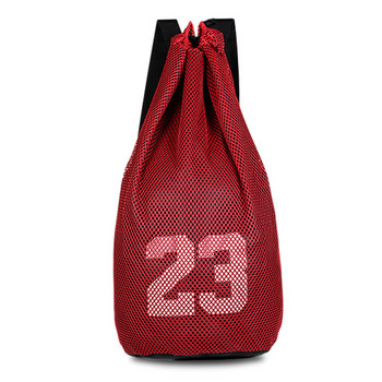 Μεγάλες τσάντες μπάσκετ για μπάλες Πακέτο με κορδόνι διχτυωτό τσάντα γυμναστικής Αδιάβροχο σακίδιο πλάτης μπάσκετ Αθλητισμός εξωτερικού χώρου