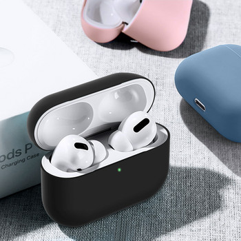 Калъф за безжични Bluetooth слушалки за Apple Airpods Pro Силиконов калъф за Apple Airpods pro Fundas Аксесоари Стикер на кожата