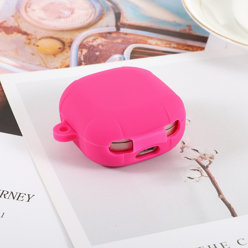 Skirtas Samsung Galaxy Buds 2Pro Buds 2 Minkštas silikoninis dėklas Buds Pro pumpurams Live vienspalvis dėklas Galaxy Buds 2 sagtimi