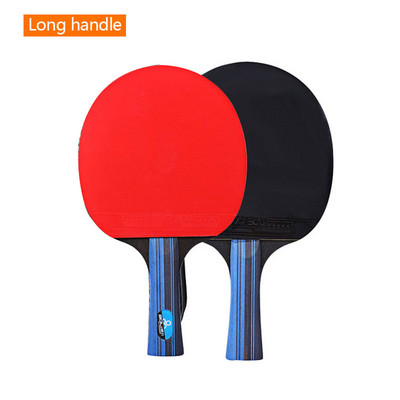 Set reketa za stolni tenis, 3 zvjezdice, duga/kratka drška, topolovo drvo za učenike, veslo za stolni tenis