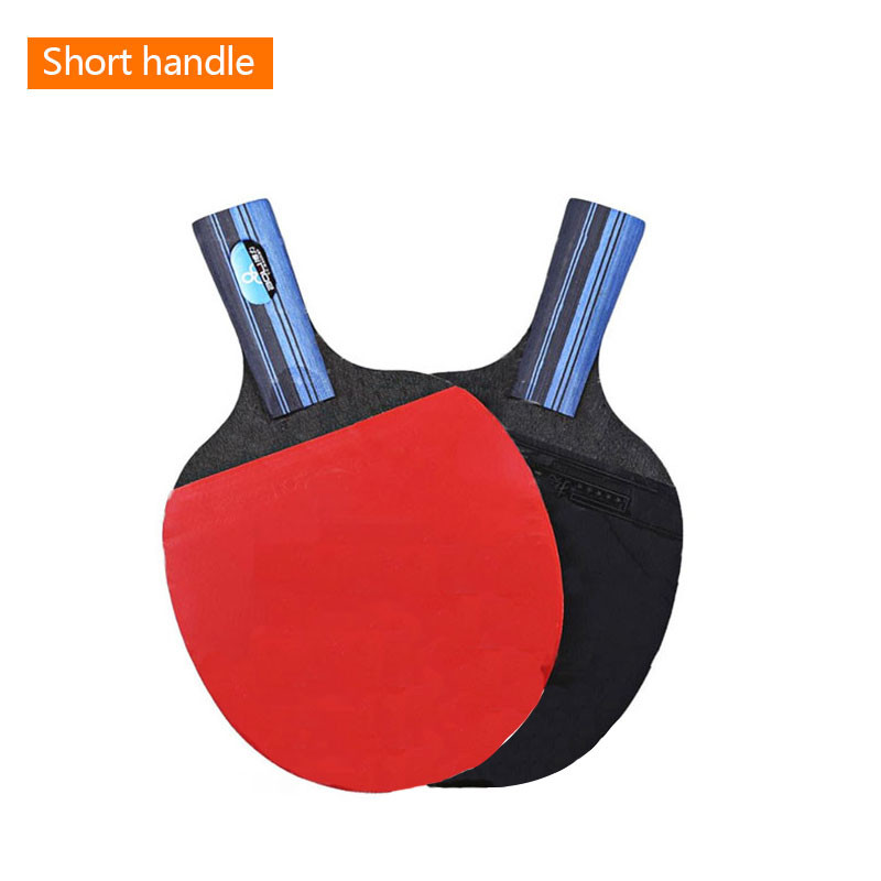 Set reketa za stolni tenis, 3 zvjezdice, duga/kratka drška, topolovo drvo za učenike, veslo za stolni tenis