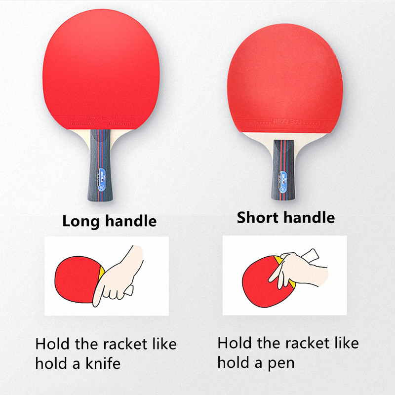 2 vnt stalo teniso raketės irklas su laikymo dėklu Stalo teniso raketės pradedantiesiems Stalo teniso raketės Pingpong Penhold Shakenhand rankena