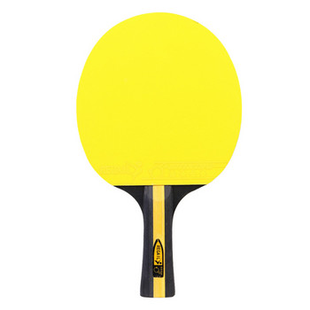 Ρακέτα επιτραπέζιας αντισφαίρισης 7 Ply Wood Ping Pong Bat Paddle Long Handl Ρακέτα πινγκ πονγκ Κόκκινο/Κίτρινο/Μπουλέ/Πράσινο