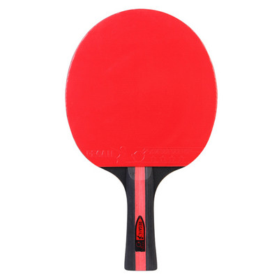 Rachetă de tenis de masă Strong Spin, cu 7 straturi, din lemn pentru bâtă de ping-pong Rachetă de tenis de masă cu mâner lung, roșu/galben/bule/verde