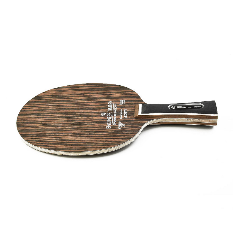 Profesionalni stolnoteniski reket Donja ploča 5 slojeva Ping Pong Blade Paddle Duga ručka za brze napade ofenzivnih igrača