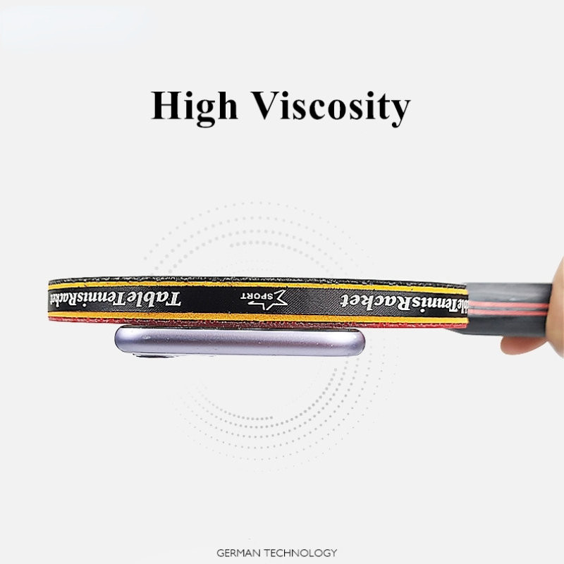 2 vnt Profesionali stalo teniso rakečių 6 žvaigždučių stalo teniso rakečių rinkinys su spuogeliais su guminiu aukštu kokybišku peiliu irkeliu su maišeliu