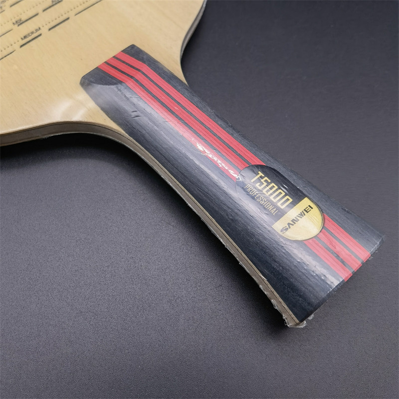 Sanwei T5000 5+2 Soft Carbon OFF Επιτραπέζιο τένις carbon Blade ρακέτα πινγκ πονγκ