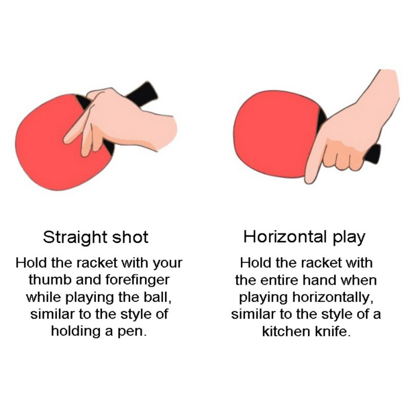 Lauatennise reketi põhjaplaat Pingpongi põhjaplaat Lühike käepide / pliiatsihoidja põrutuskindel Blade Paddle lauatennisereket