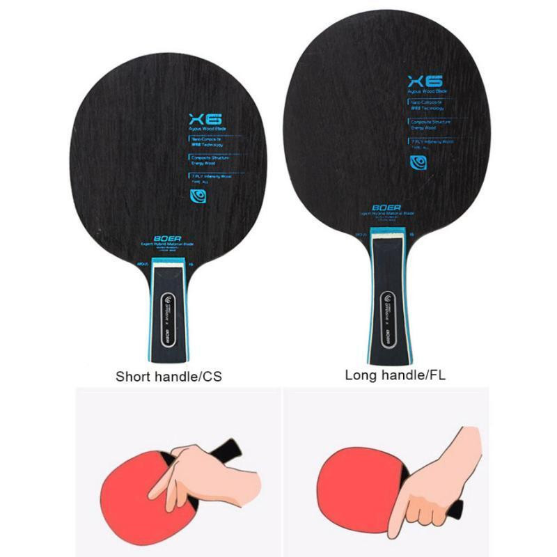 7-slojna Ayous Wood Ping Pong Blade Base Profesionalna stolnoteniska oštrica za napadnu dasku za reket Pingpong donja ploča Lagana