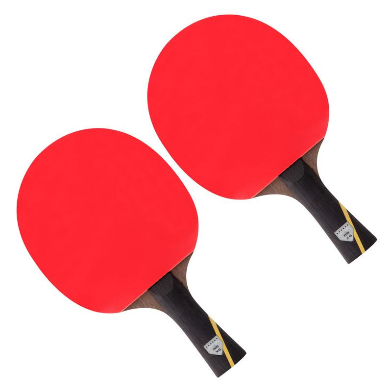 Rachetă de tenis de masă Rachetă de ping-pong 5 straturi Bâtă de ping-pong anti-șoc Coșuri cu două fețe în rachetă de tenis de masă cu 6 stele
