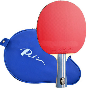 Хилка за тенис на маса PALIO 2 STAR с калъф за чанта за ракети от гумена гъба CJ8000 2 звезди, оригинално гребло за прилеп за пинг-понг PALIO