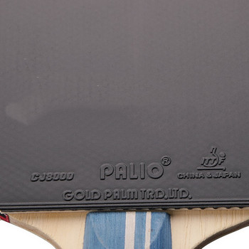 Ρακέτα επιτραπέζιας αντισφαίρισης PALIO 2 STAR με θήκη τσάντας ρακέτας από καουτσούκ CJ8000 με κουπί για πινγκ πονγκ PALIO 2 αστέρων