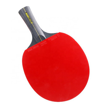 Σετ επιτραπέζιας ρακέτας 6 αστεριών 1 ζεύγους Ping pong Paddle Rubber Blade Πινγκ πονγκ Pimples In Pingpong Paddle Racket Club Training