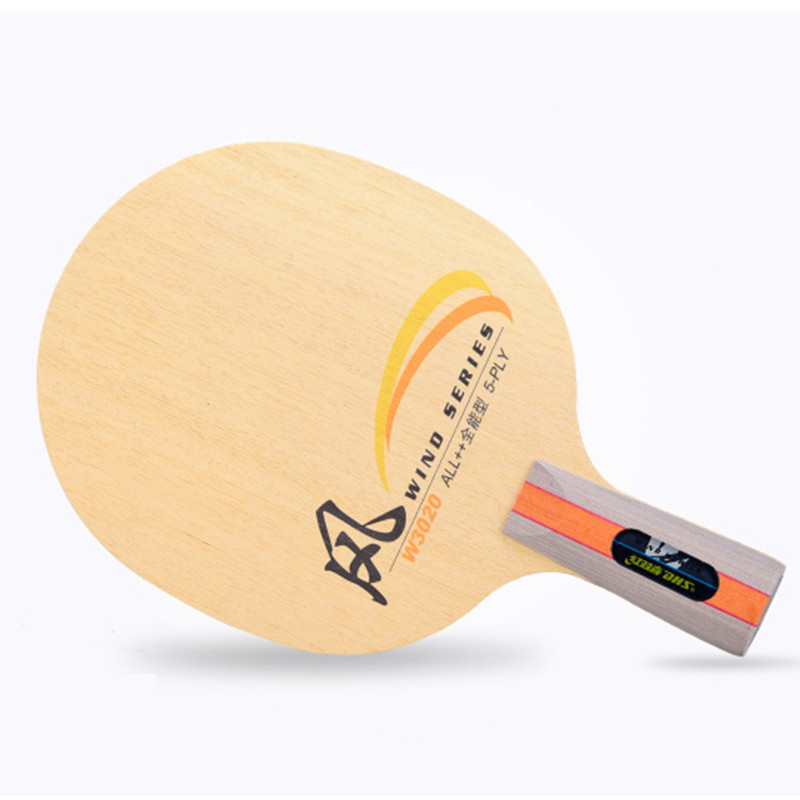 Originaal DHS tuuleseeria lauatennise tera puhtast puidust kiirrünnak koos silmustega lauatennisereketiga pingpongi reket