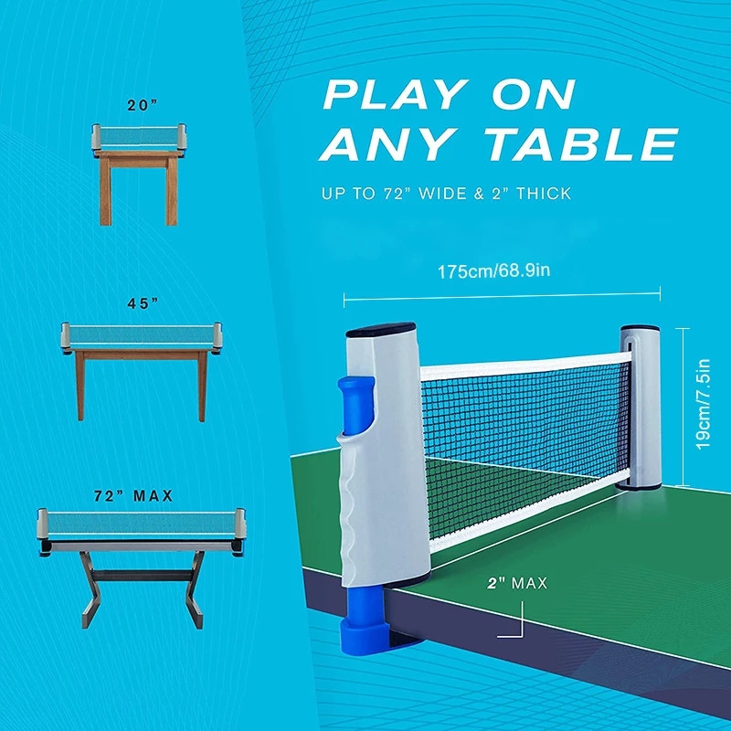 Profesionalni stolnoteniski sportski set za treniranje Oštrica reketa Mrežasta mreža Stoni tenis Studentska sportska oprema Jednostavna prijenosna