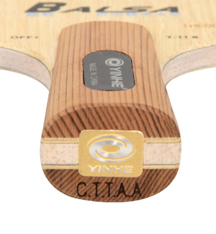 „Yinhe T-11s“ stalo teniso ašmenys 5 medienos 2 anglies įžeidžiantys stalo teniso raketės peiliai, skirti greitai atakuoti su kilpine pavara