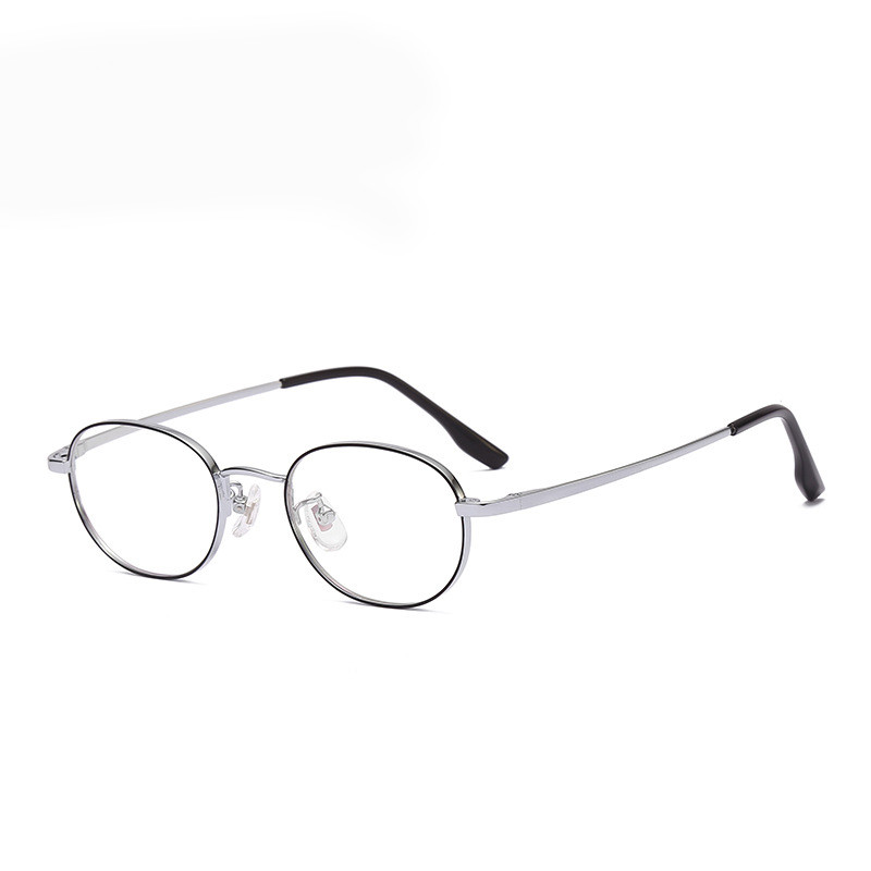 Naočale od titana, ovalne, male naočale za kratkovidnost, optičke protiv plave svjetlosti, muškarci, žene, na recept